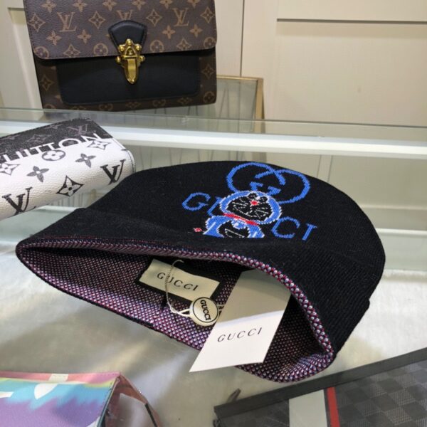 Gucci Beanie Cashmere In Black