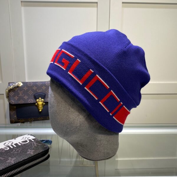Gucci Beanie Cashmere In Blue