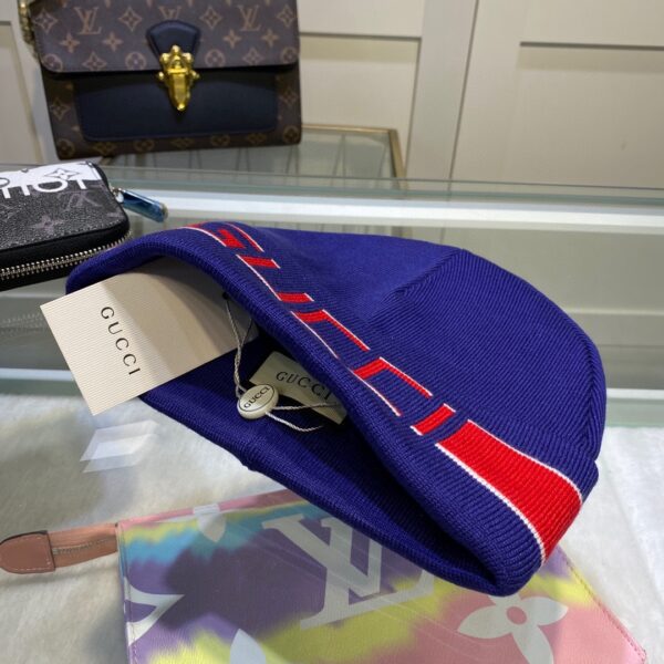 Gucci Beanie Cashmere In Blue