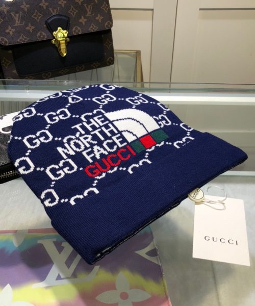 Gucci Beanie Cashmere In Blue