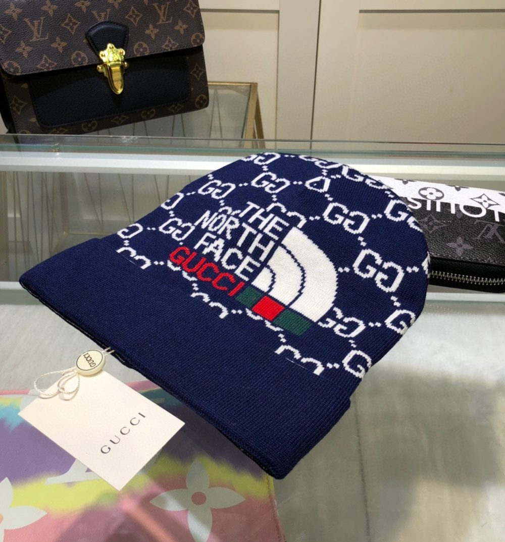 Gucci Beanie Cashmere In Blue