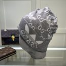 Gucci Beanie Cashmere In Grey