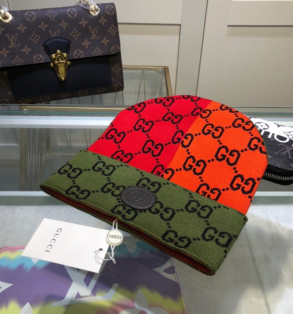 Gucci Beanie Cashmere In Multiple Color