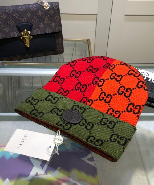 Gucci Beanie Cashmere In Multiple Color