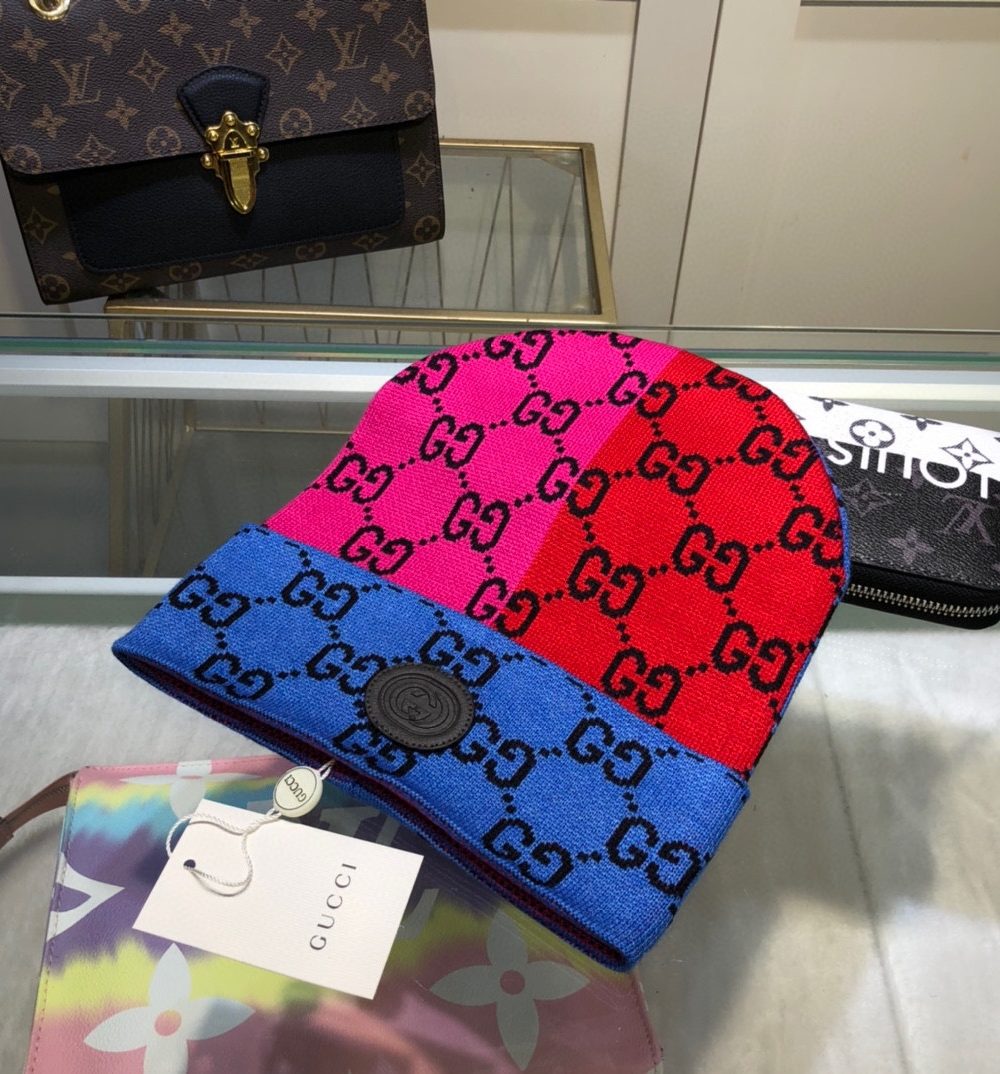Gucci Beanie Cashmere In Multiple Color