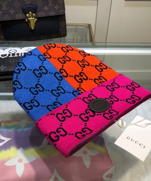 Gucci Beanie Cashmere In Multiple Color