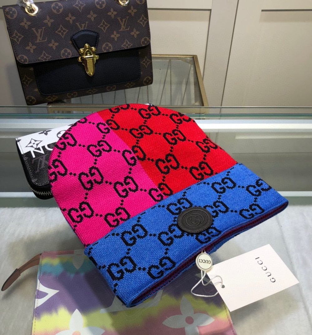 Gucci Beanie Cashmere In Multiple Color