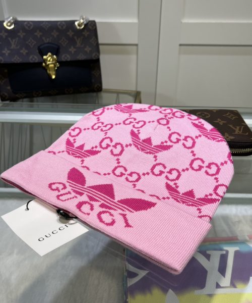 Gucci Beanie Cashmere In Pink