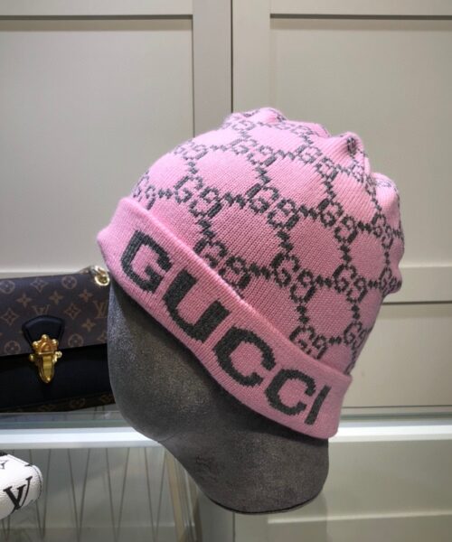Gucci Beanie Cashmere In Pink