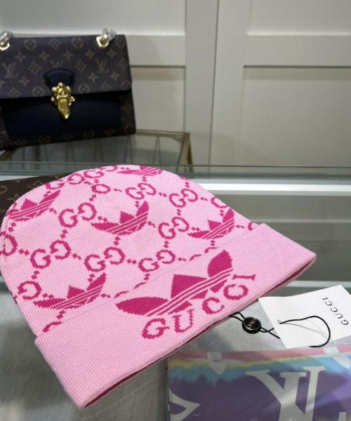 Gucci Beanie Cashmere In Pink