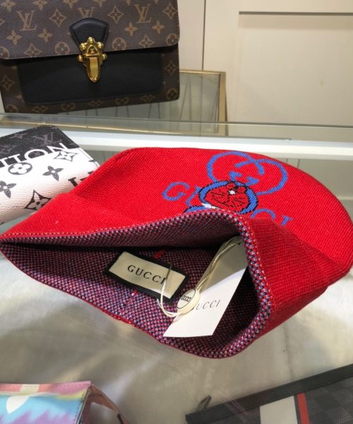 Gucci Beanie Cashmere In Red