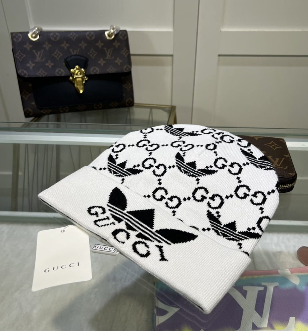 Gucci Beanie Cashmere In White