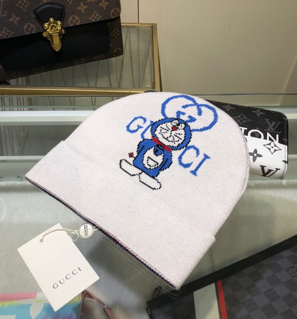 Gucci Beanie Cashmere In White