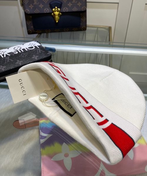 Gucci Beanie Cashmere In White