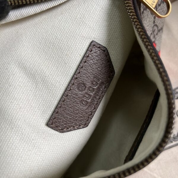 1:1 Replica Gucci Belt Bag With Interlocking G Beige And Ebony GG Supreme Canvas For Women 9in/23cm 682933 92THG 8563