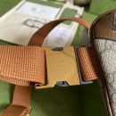 1:1 Replica Gucci Belt Bag With Interlocking G Beige And Ebony GG Supreme Canvas For Women 9in/23cm 682933 92THG 8563