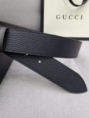1:1 Replica Gucci Belt With Interlocking G Buckle Black For Women, Women Belt