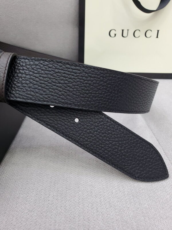 1:1 Replica Gucci Belt With Interlocking G Buckle Black For Women, Women Belt