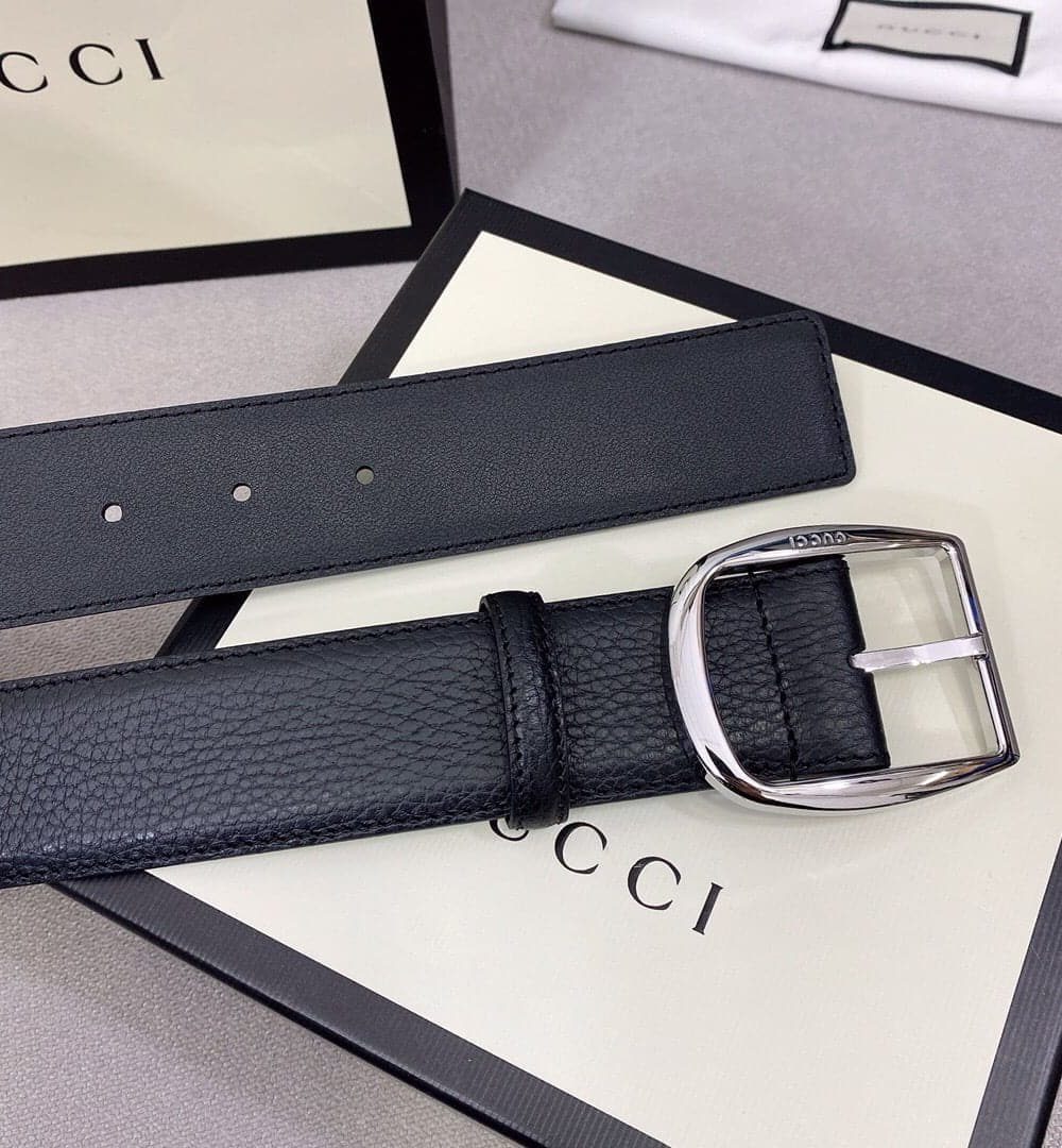 1:1 Replica Gucci Belt With Rectangular Buckle Black For Women, Women Belt