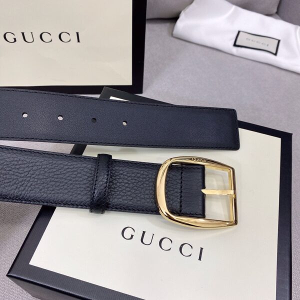 1:1 Replica Gucci Belt With Rectangular Buckle Black For Women, Women Belt
