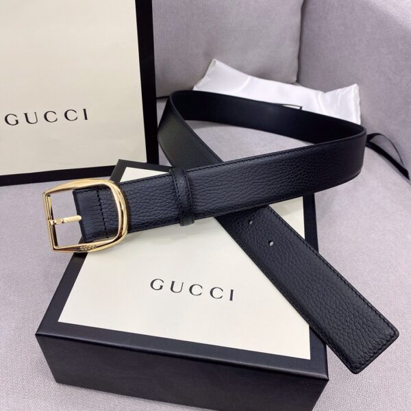 1:1 Replica Gucci Belt With Rectangular Buckle Black For Women, Women Belt