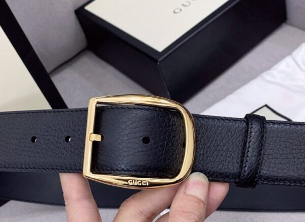 1:1 Replica Gucci Belt With Rectangular Buckle Black For Women, Women Belt