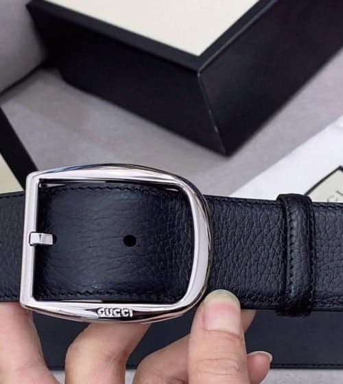 1:1 Replica Gucci Belt With Rectangular Buckle Black For Women, Women Belt