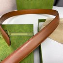 1:1 Replica Gucci Blondie Belt Brown, GG Women Belt ‎690557 US10G 8351