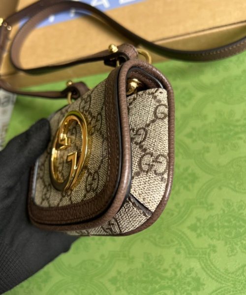1:1 Replica Gucci Blondie Card Case Wallet Beige For Women, Women's Bags 4.5in/12cm GG‎ ‎698635 K9GSG 8358