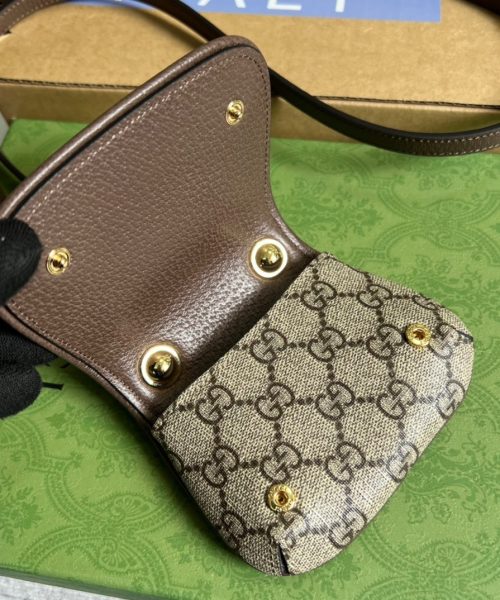 1:1 Replica Gucci Blondie Card Case Wallet Beige For Women, Women's Bags 4.5in/12cm GG‎ ‎698635 K9GSG 8358