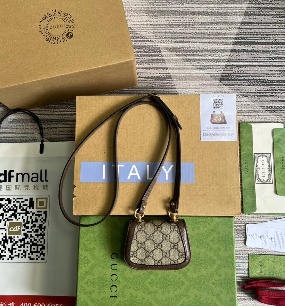 1:1 Replica Gucci Blondie Card Case Wallet Beige For Women, Women's Bags 4.5in/12cm GG‎ ‎698635 K9GSG 8358