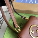 1:1 Replica Gucci Blondie Card Case Wallet Red For Women, Women's Bags 4.5in/12cm GG
