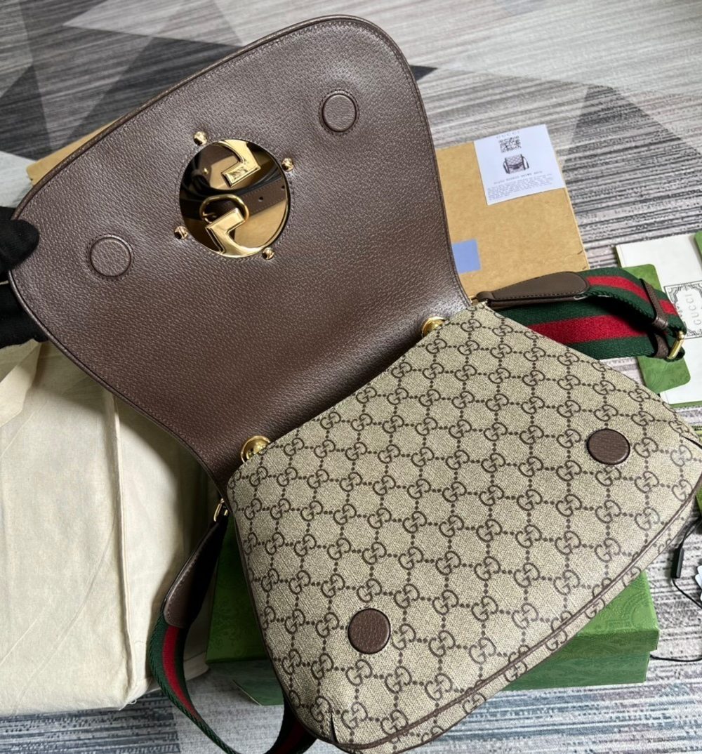 1:1 Replica Gucci Blondie Medium Shoulder Bag Beige For Women, Women's Bags 11.4in/29cm GG ‎699210 96IWG 8745