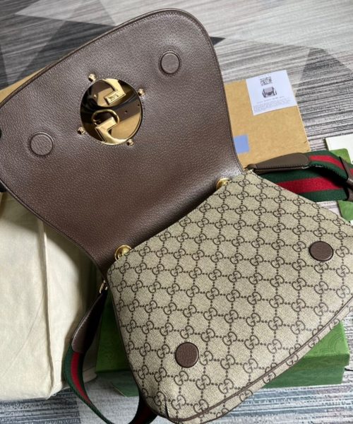 1:1 Replica Gucci Blondie Medium Shoulder Bag Beige For Women, Women's Bags 11.4in/29cm GG ‎699210 96IWG 8745