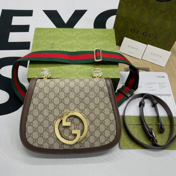 1:1 Replica Gucci Blondie Medium Shoulder Bag Beige For Women, Women's Bags 11.4in/29cm GG ‎699210 96IWG 8745