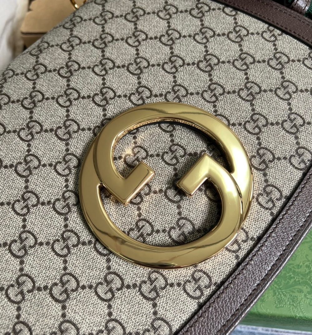 1:1 Replica Gucci Blondie Medium Shoulder Bag Beige For Women, Women's Bags 11.4in/29cm GG ‎699210 96IWG 8745