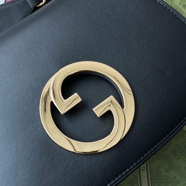 1:1 Replica Gucci Blondie Mini Bag Black For Women, Women's Bags 11.4in/29cm GG