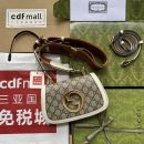 1:1 Replica Gucci Blondie Mini Bag Brown And White For Women, Women's Bags 8.7in/22cm GG