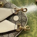1:1 Replica Gucci Blondie Mini Bag Brown And White For Women, Women's Bags 8.7in/22cm GG