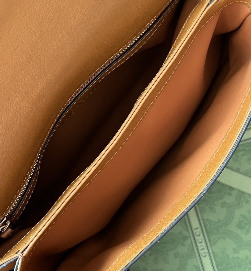 1:1 Replica Gucci Blondie Mini Bag Brown For Women, Women's Bags 11.4in/29cm GG