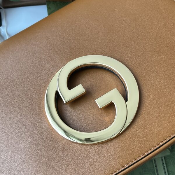 1:1 Replica Gucci Blondie Mini Bag Brown For Women, Women's Bags 11.4in/29cm GG