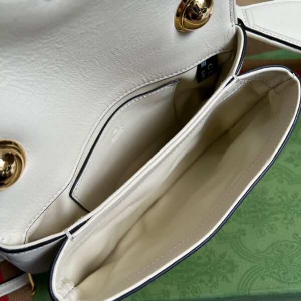 1:1 Replica Gucci Blondie Mini Bag White For Women, Women's Bags 8.7in/22cm GG‎ ‎698643 UXXAG 9161