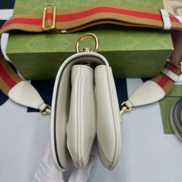 1:1 Replica Gucci Blondie Mini Bag White For Women, Women's Bags 8.7in/22cm GG‎ ‎698643 UXXAG 9161