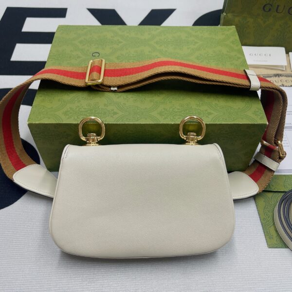 1:1 Replica Gucci Blondie Mini Bag White For Women, Women's Bags 8.7in/22cm GG‎ ‎698643 UXXAG 9161