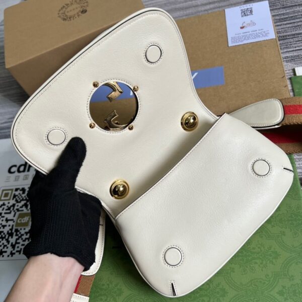1:1 Replica Gucci Blondie Mini Bag White For Women, Women's Bags 8.7in/22cm GG‎ ‎698643 UXXAG 9161