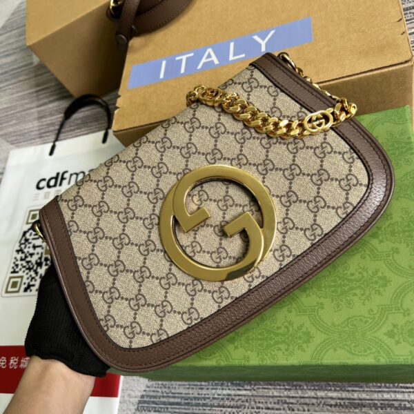 1:1 Replica Gucci Blondie Shoulder Bag Beige For Women, Women's Bags 11in/28cm GG 699268 K9GSG 8358