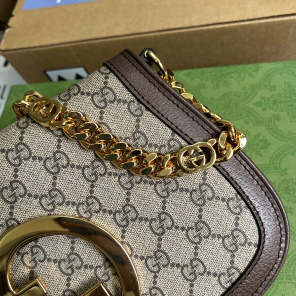 1:1 Replica Gucci Blondie Shoulder Bag Beige For Women, Women's Bags 11in/28cm GG 699268 K9GSG 8358
