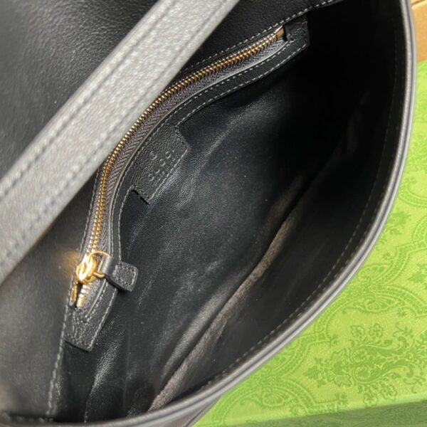 1:1 Replica Gucci Blondie Shoulder Bag Black For Women, Women's Bags 11in/28cm GG‎ 699268 UXX0G 1000