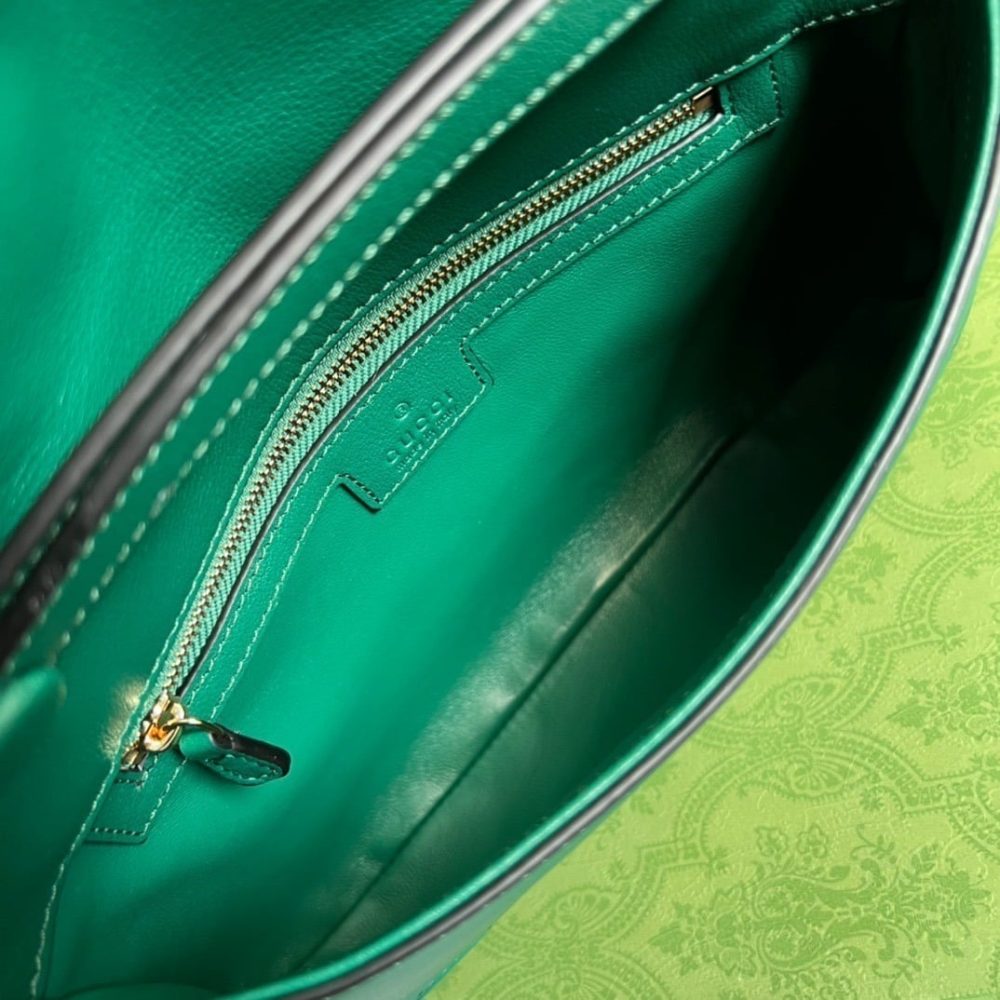 1:1 Replica Gucci Blondie Shoulder Bag Green For Women, Women's Bags 11in/28cm GG‎ - Image 2