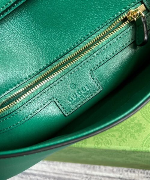 1:1 Replica Gucci Blondie Shoulder Bag Green For Women, Women's Bags 11in/28cm GG‎